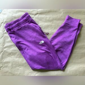 The North Face Women’s Joggers size Large Neon Purple EUC